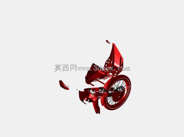 双运动摩托车概念3d