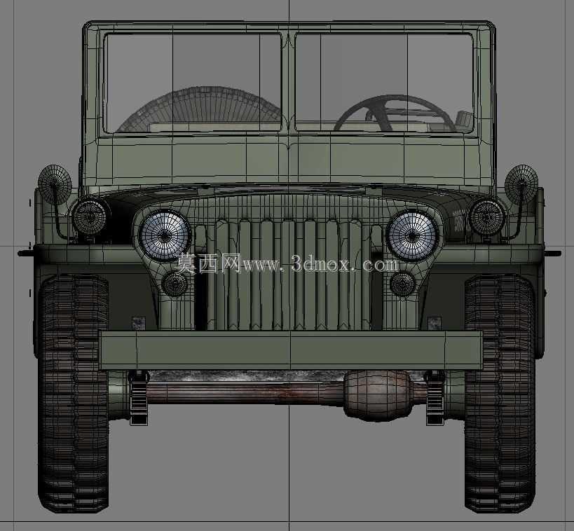 我的第一个3D模型(威利的吉普车)