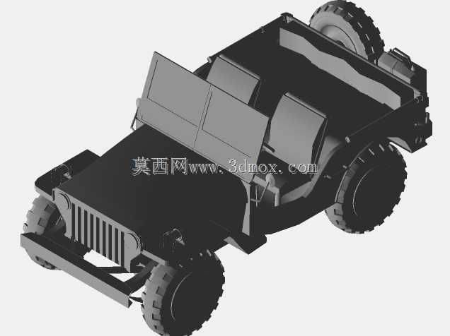 我的第一个3D模型(威利的吉普车)