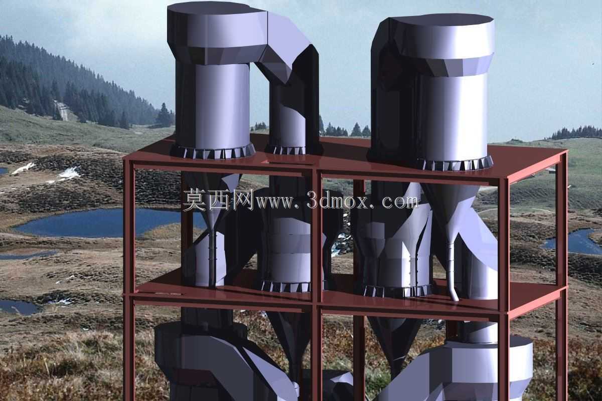 钢结构五级旋风预热器