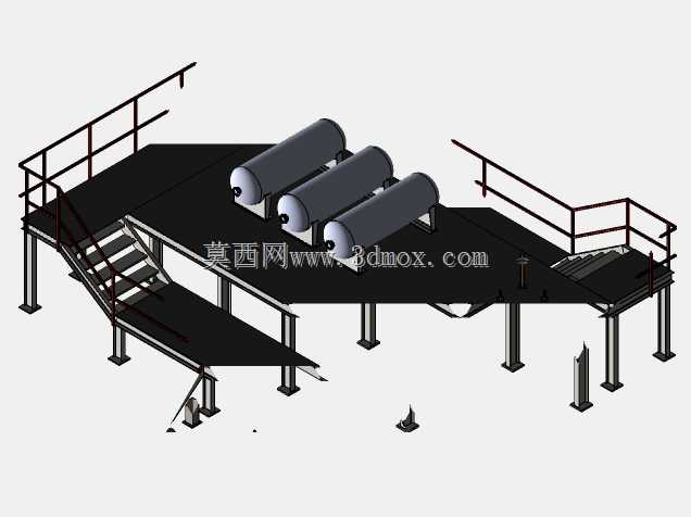 厂房平台,包括猫道