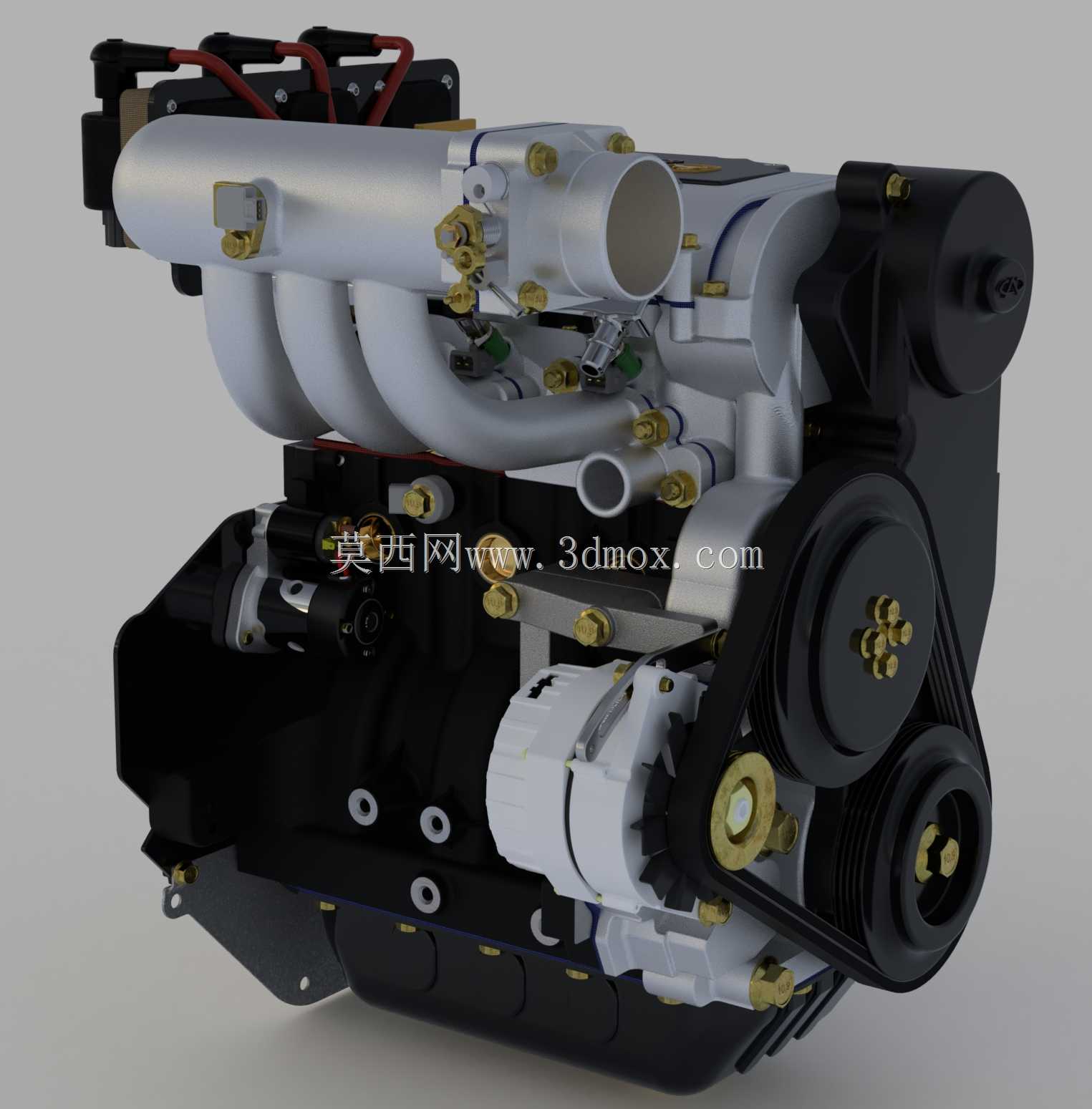 奇瑞SCR372双顶置凸轮轴发动机(约翰迪尔盖特825i)