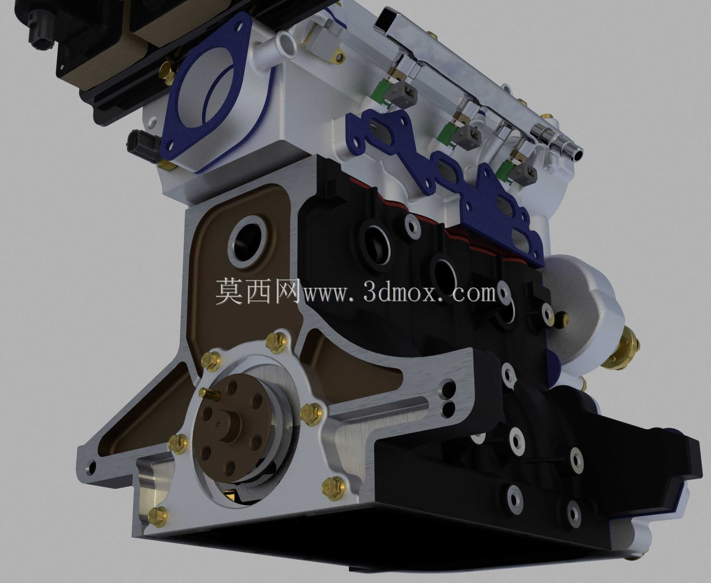 奇瑞SCR372双顶置凸轮轴发动机(约翰迪尔盖特825i)