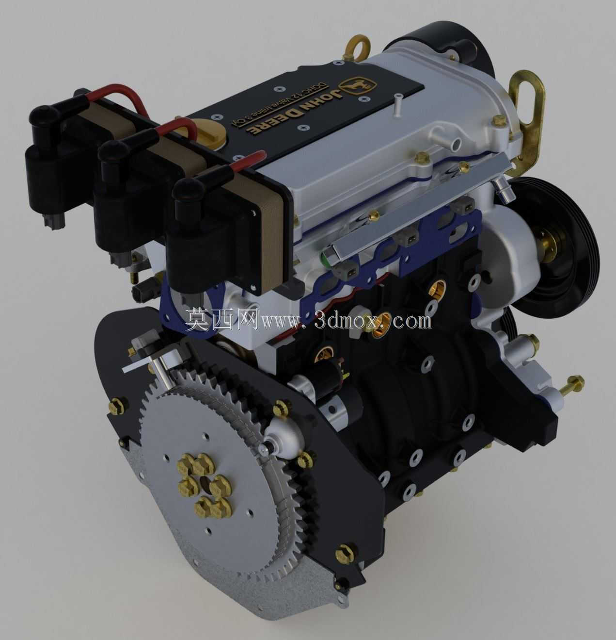 奇瑞SCR372双顶置凸轮轴发动机(约翰迪尔盖特825i)