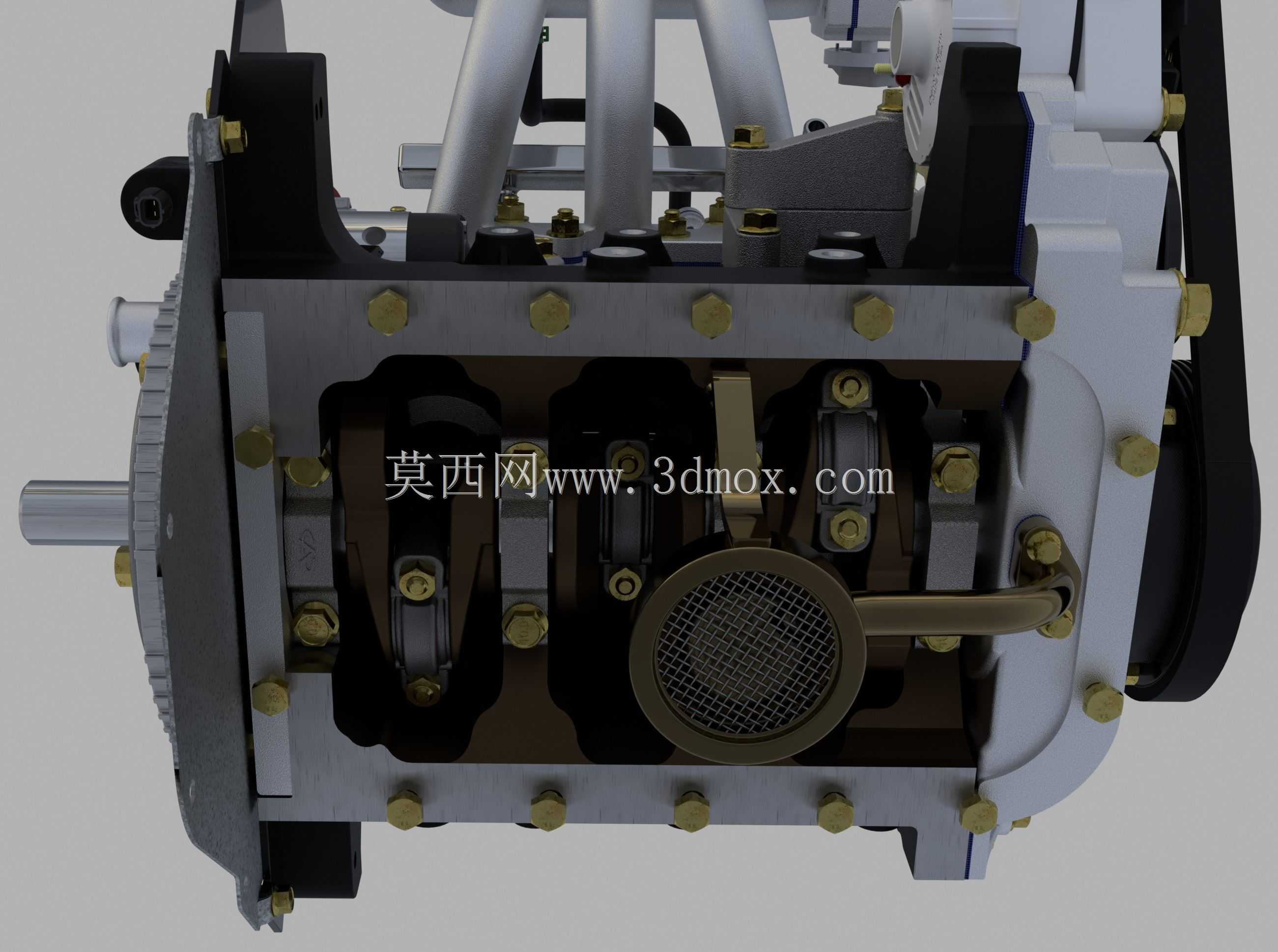 奇瑞SCR372双顶置凸轮轴发动机(约翰迪尔盖特825i)