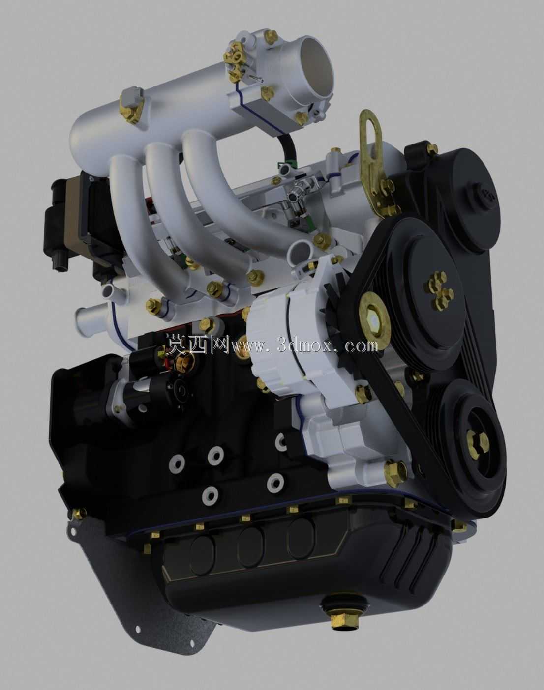 奇瑞SCR372双顶置凸轮轴发动机(约翰迪尔盖特825i)