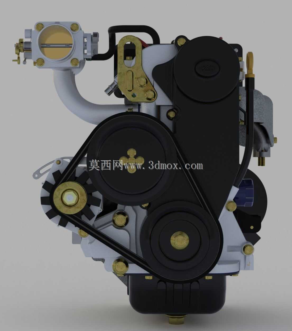 奇瑞SCR372双顶置凸轮轴发动机(约翰迪尔盖特825i)