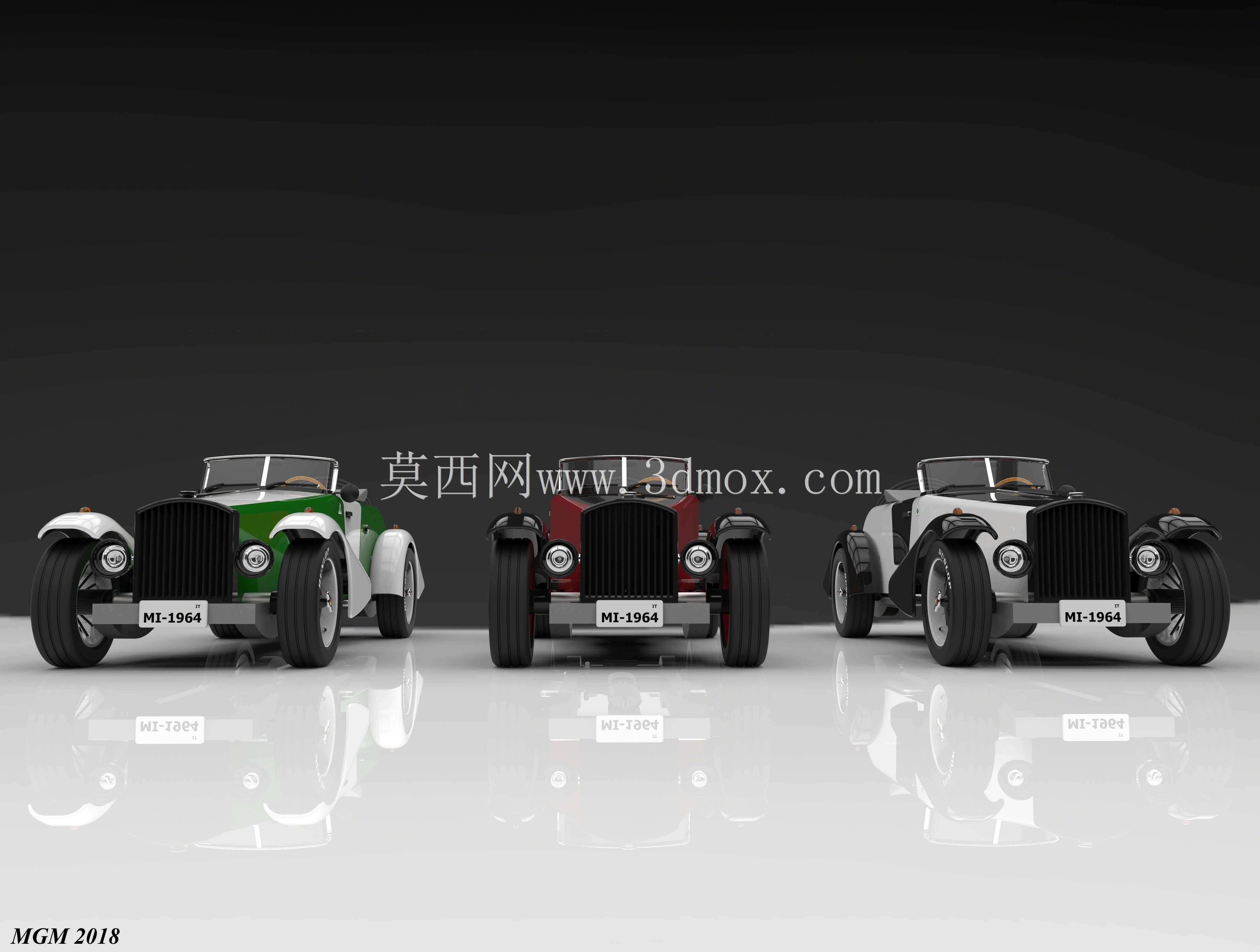 经典的玩具车。