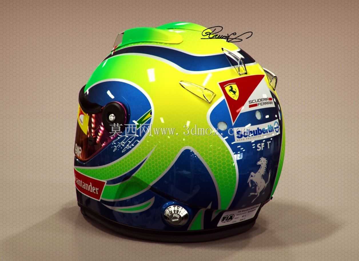 F1 SF1 Felipe Massa头盔