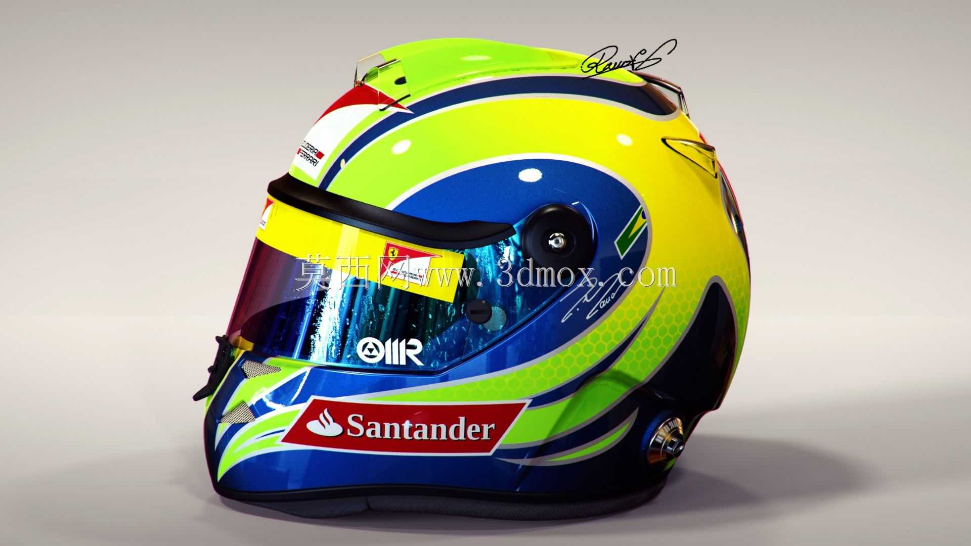 F1 SF1 Felipe Massa头盔