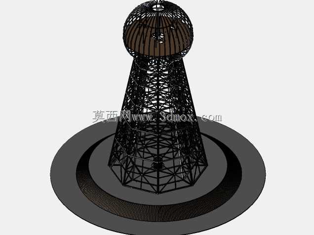 特斯拉塔沃登克利夫塔,金属板拼图,三维拼图,金属工艺设计