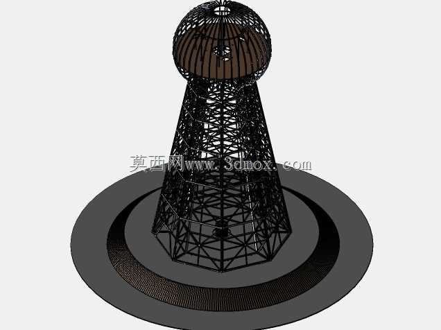特斯拉塔沃登克利夫塔,金属板拼图,三维拼图,金属工艺设计