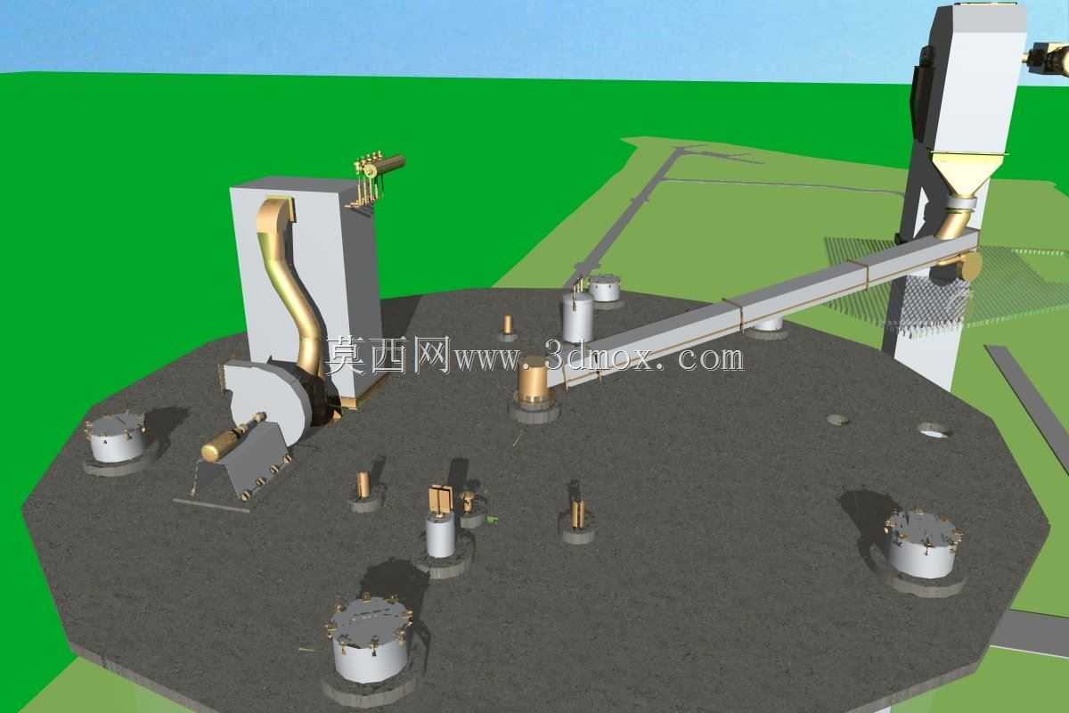 Surma水泥-控制进料筒仓