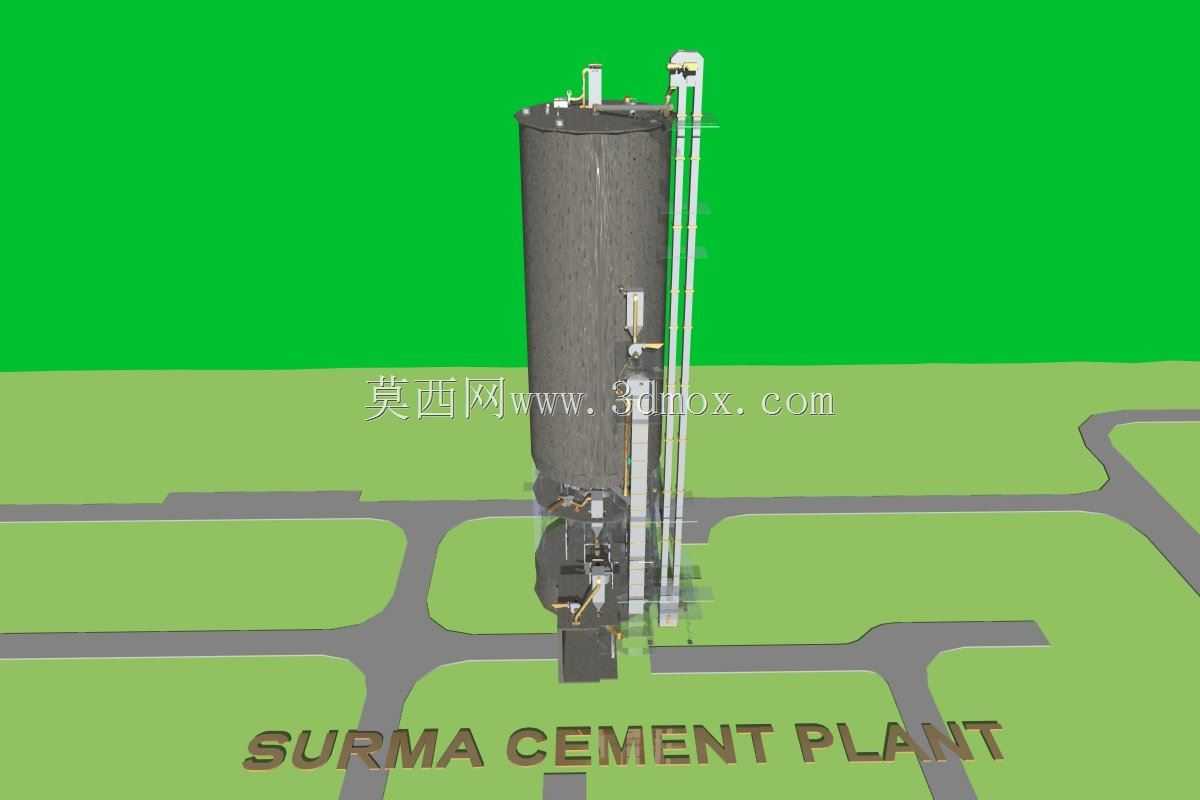 Surma水泥-控制进料筒仓