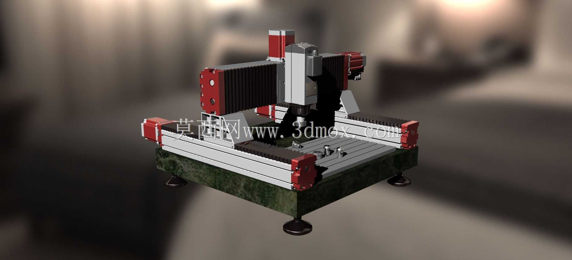 带第四轴的3D CNC