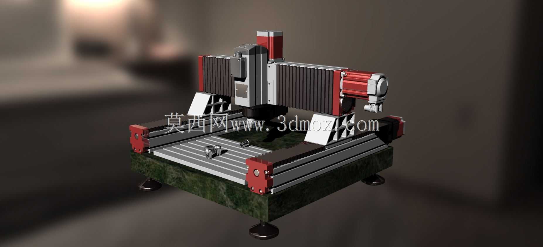带第四轴的3D CNC