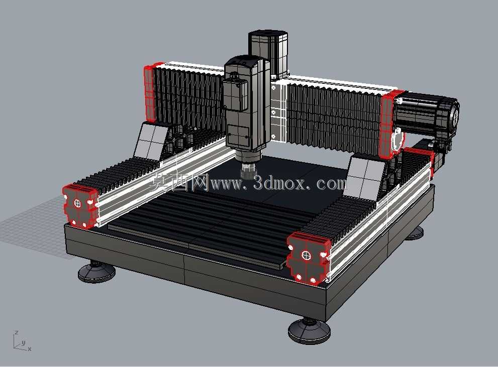 带第四轴的3D CNC