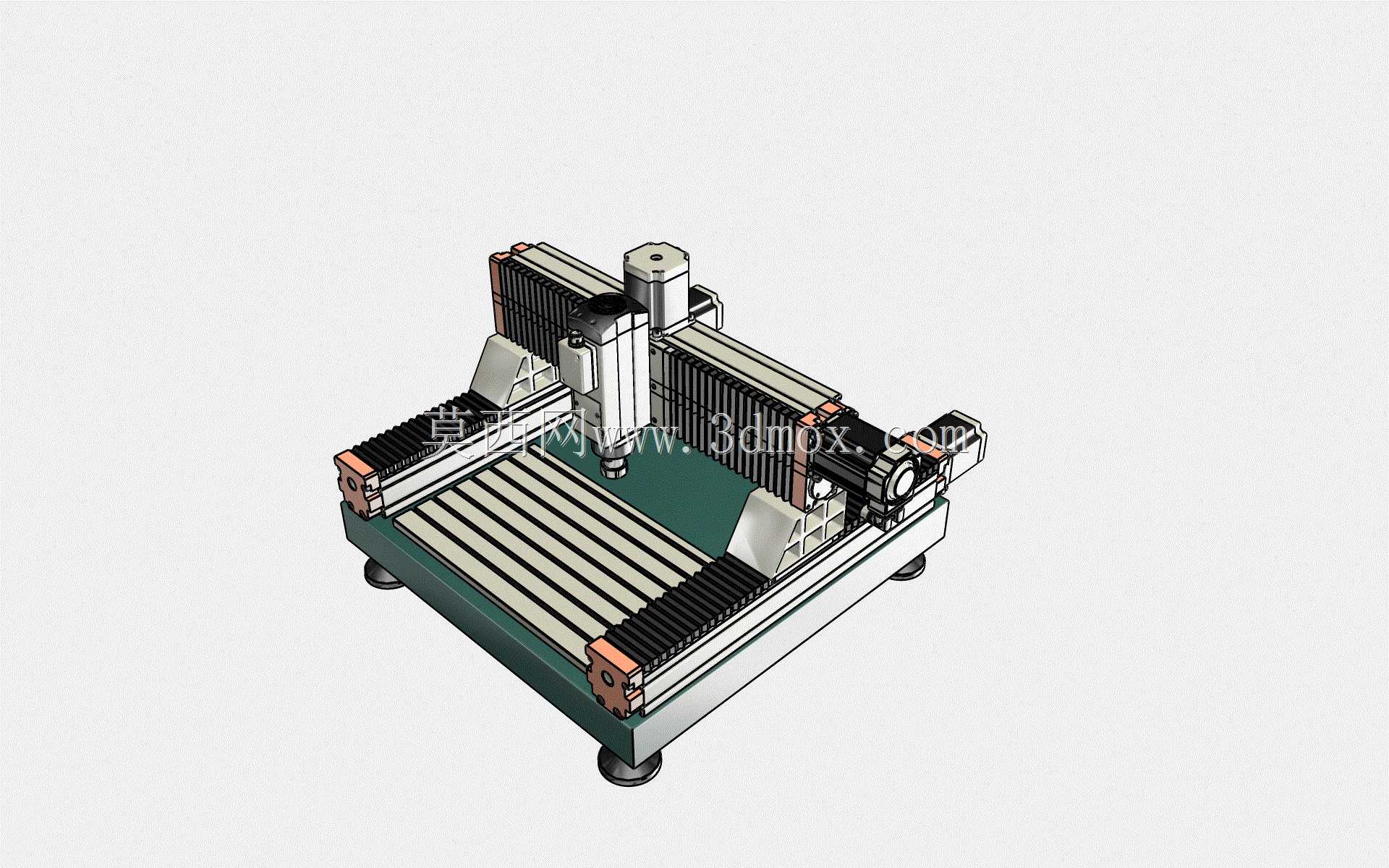 带第四轴的3D CNC