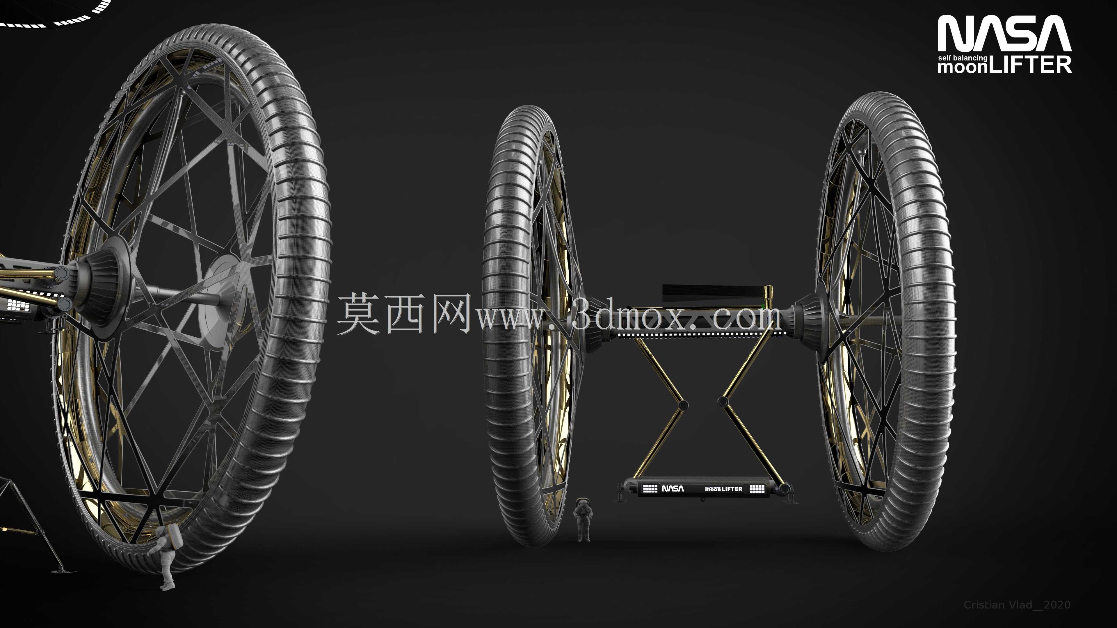 自平衡登月器