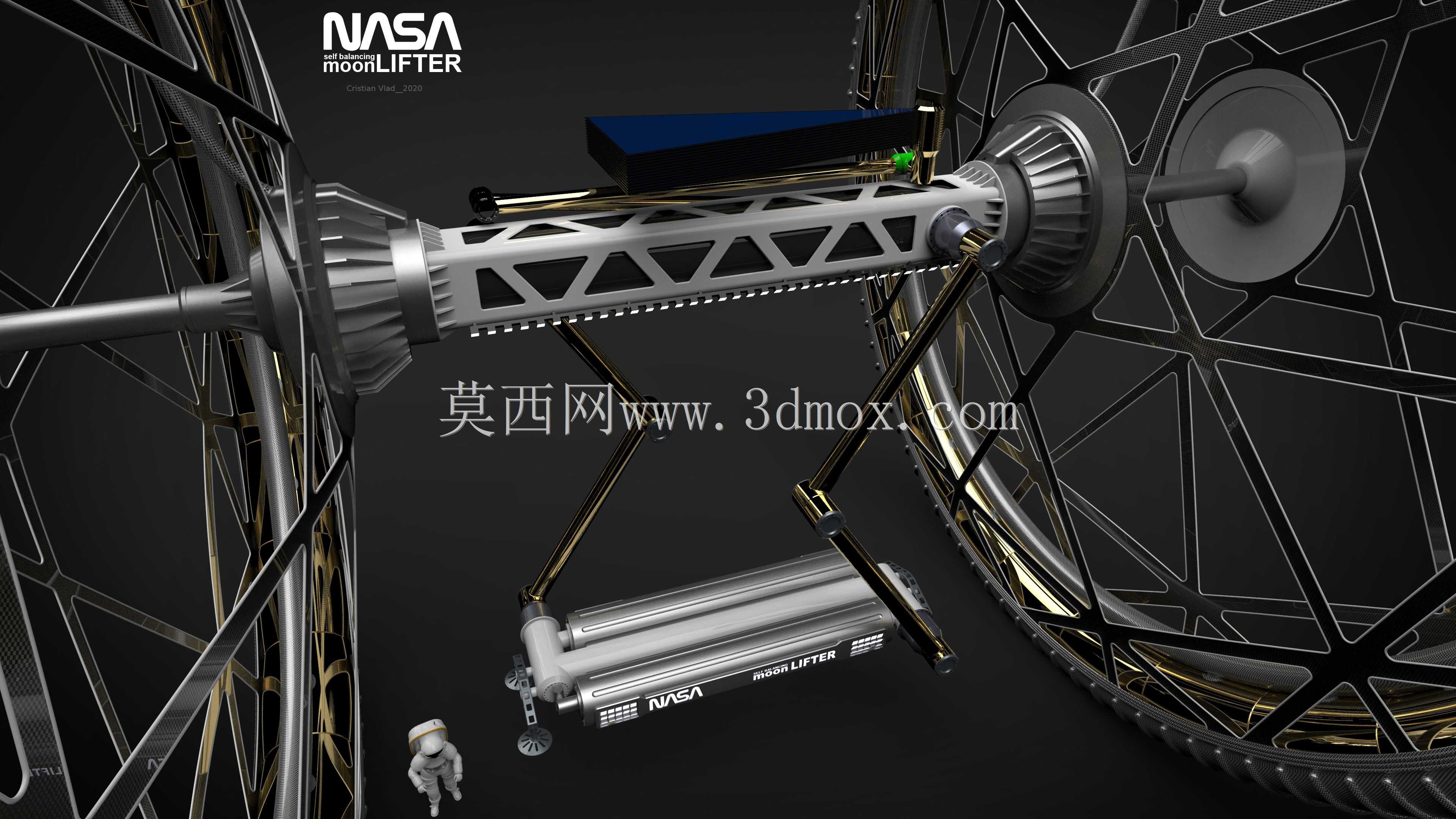自平衡登月器