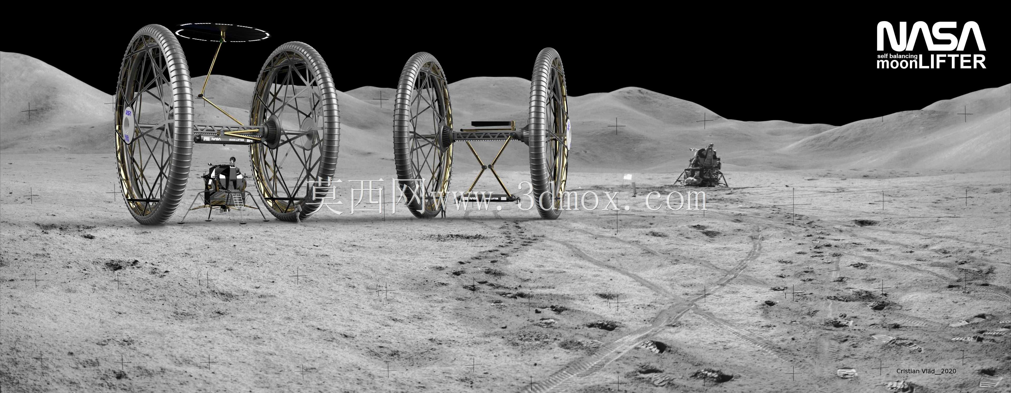 自平衡登月器