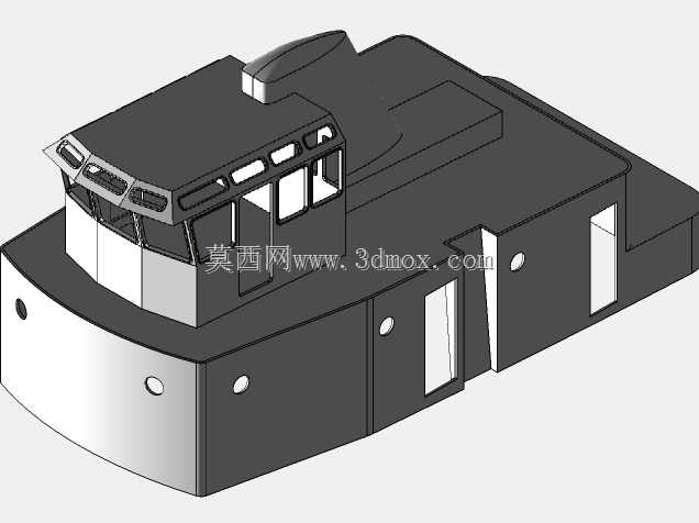 用于3D打印的RC港口拖船