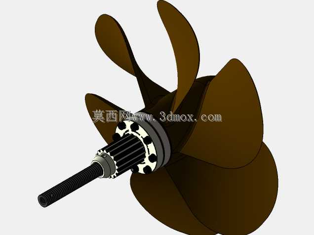 4个叶片固定螺距游艇螺旋桨
