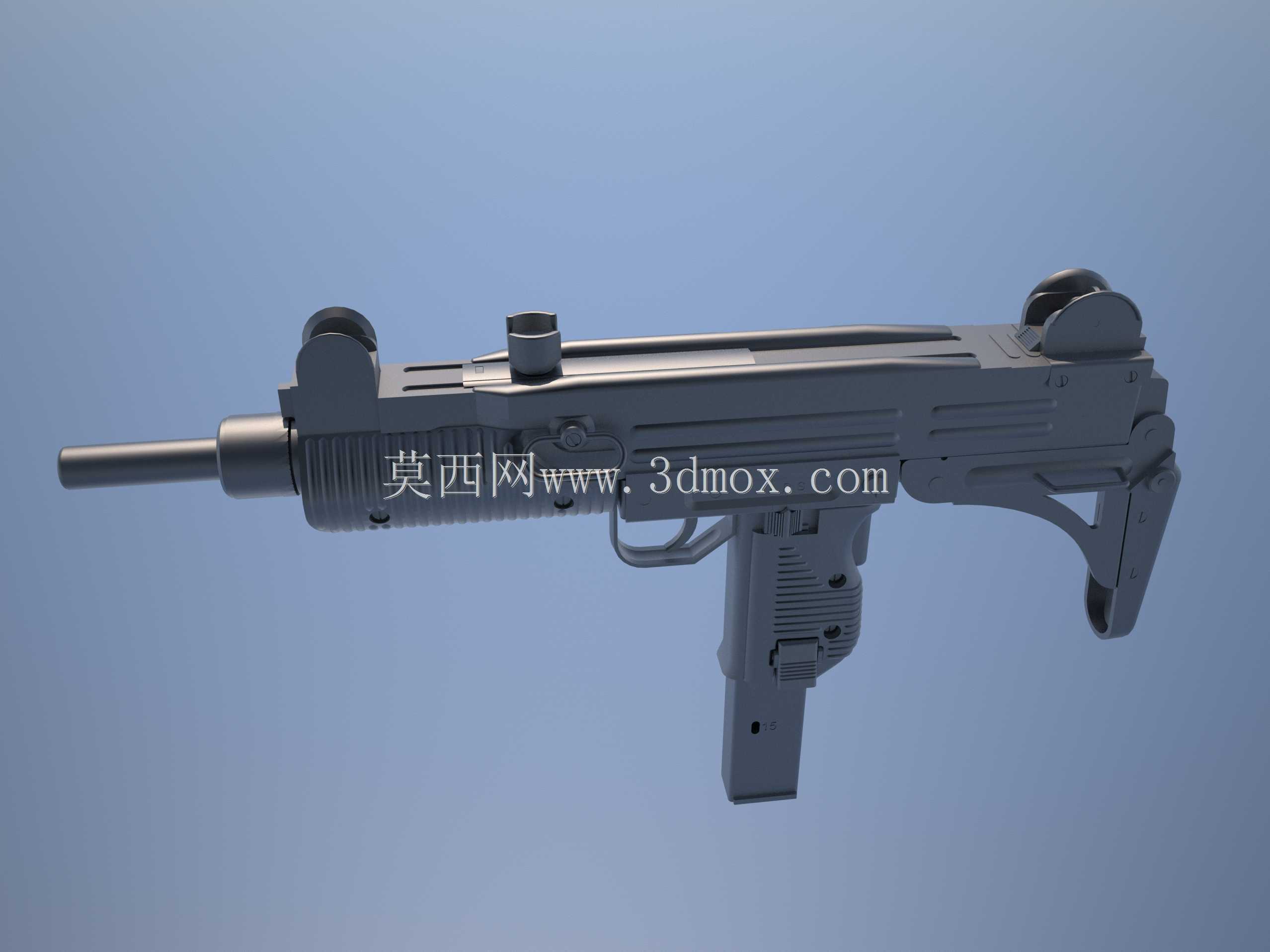 乌兹冲锋枪9mm