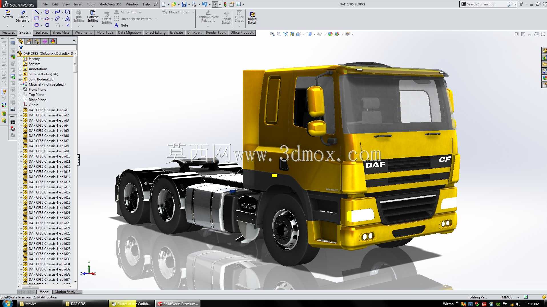 DAF CF85。