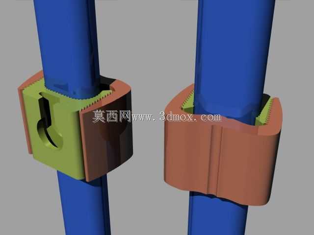 扶手夹锁孔
