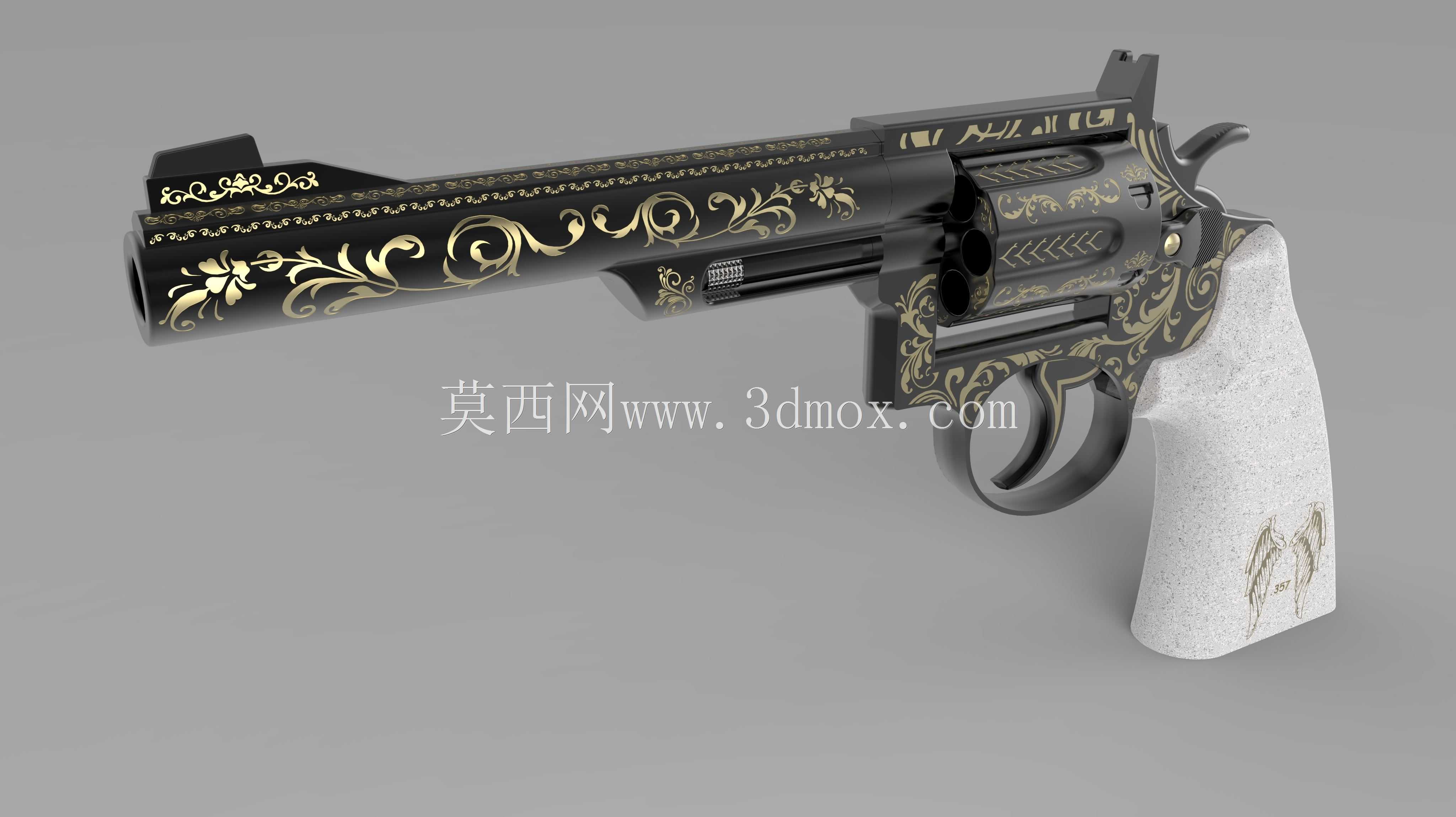 Smith\u0026 Wesson 357 Magnum,型号19-4,COSTUM