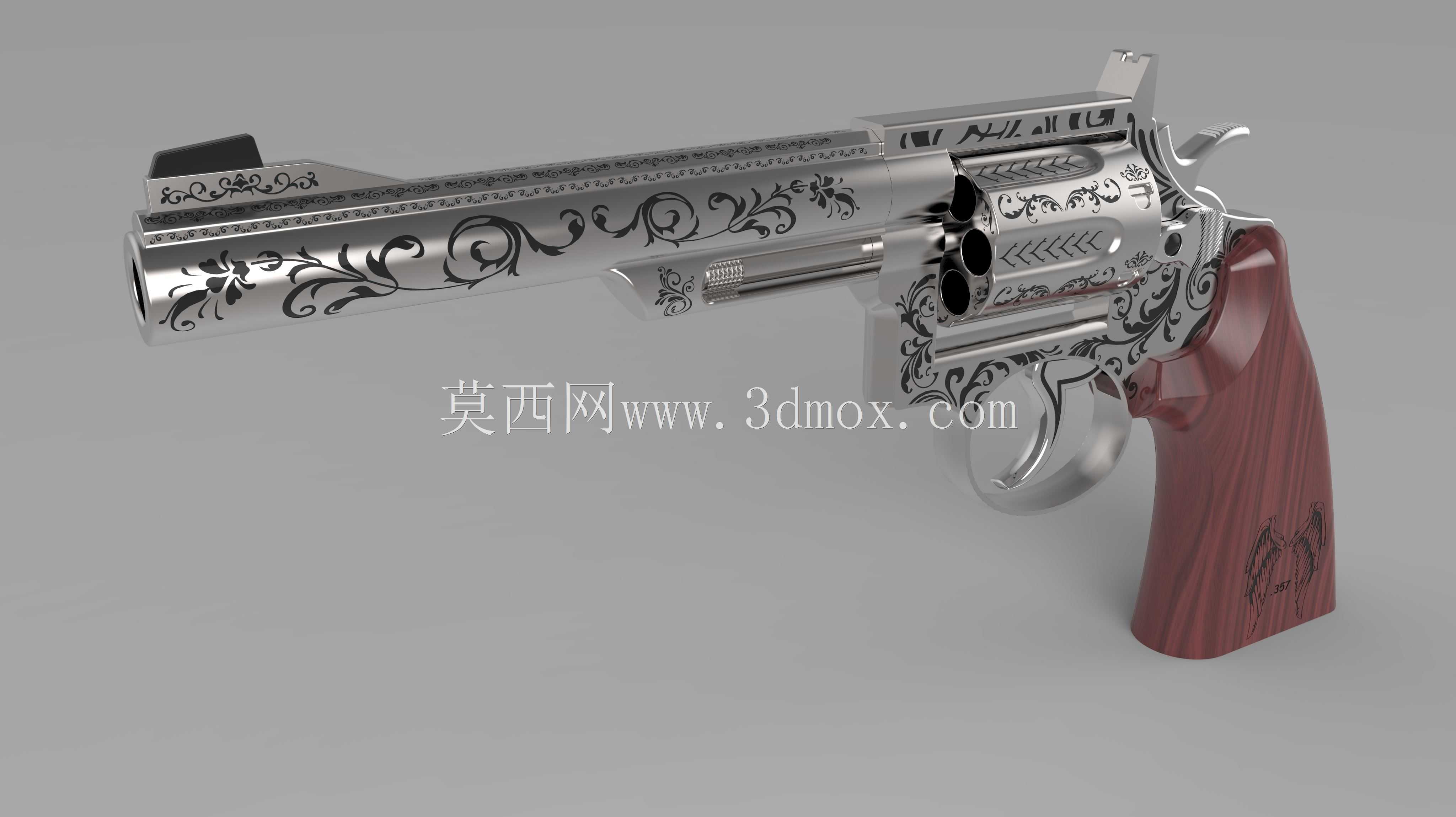 Smith\u0026 Wesson 357 Magnum,型号19-4,COSTUM