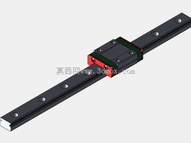 MGN12线性导轨组件,可配置的导轨长度为100 mm至2000 mm,增量为50 mm