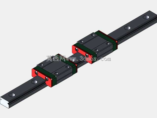 MGN12线性导轨组件,可配置的导轨长度为100 mm至2000 mm,增量为50 mm