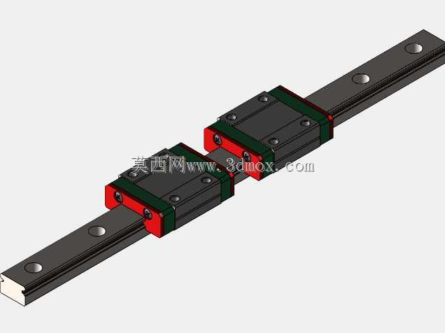MGN12线性导轨组件,可配置的导轨长度为100 mm至2000 mm,增量为50 mm