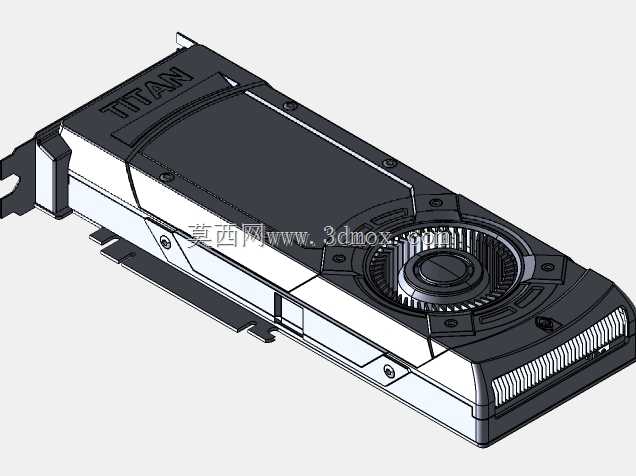 NVIDIA Geforce GTX Titan Solidworks模型