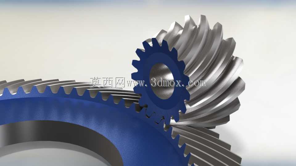 SolidWorks中的弧齿锥齿轮副