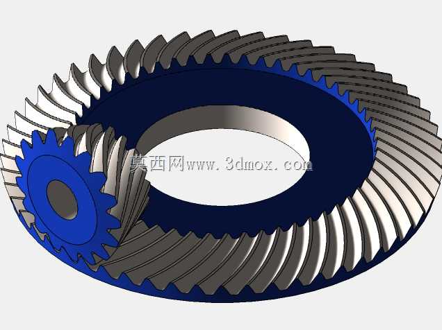 SolidWorks中的弧齿锥齿轮副