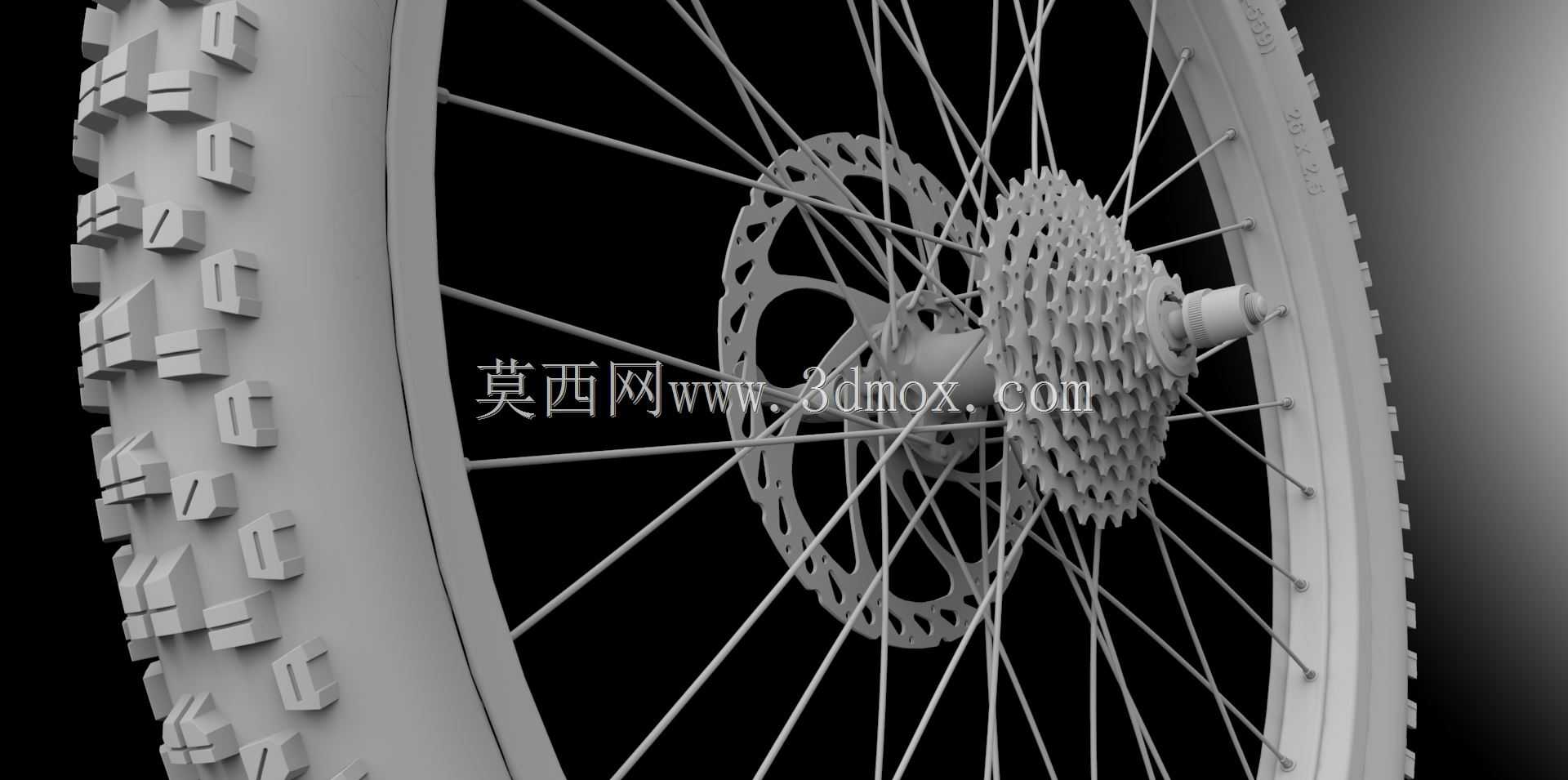 摩托车踏板后轮