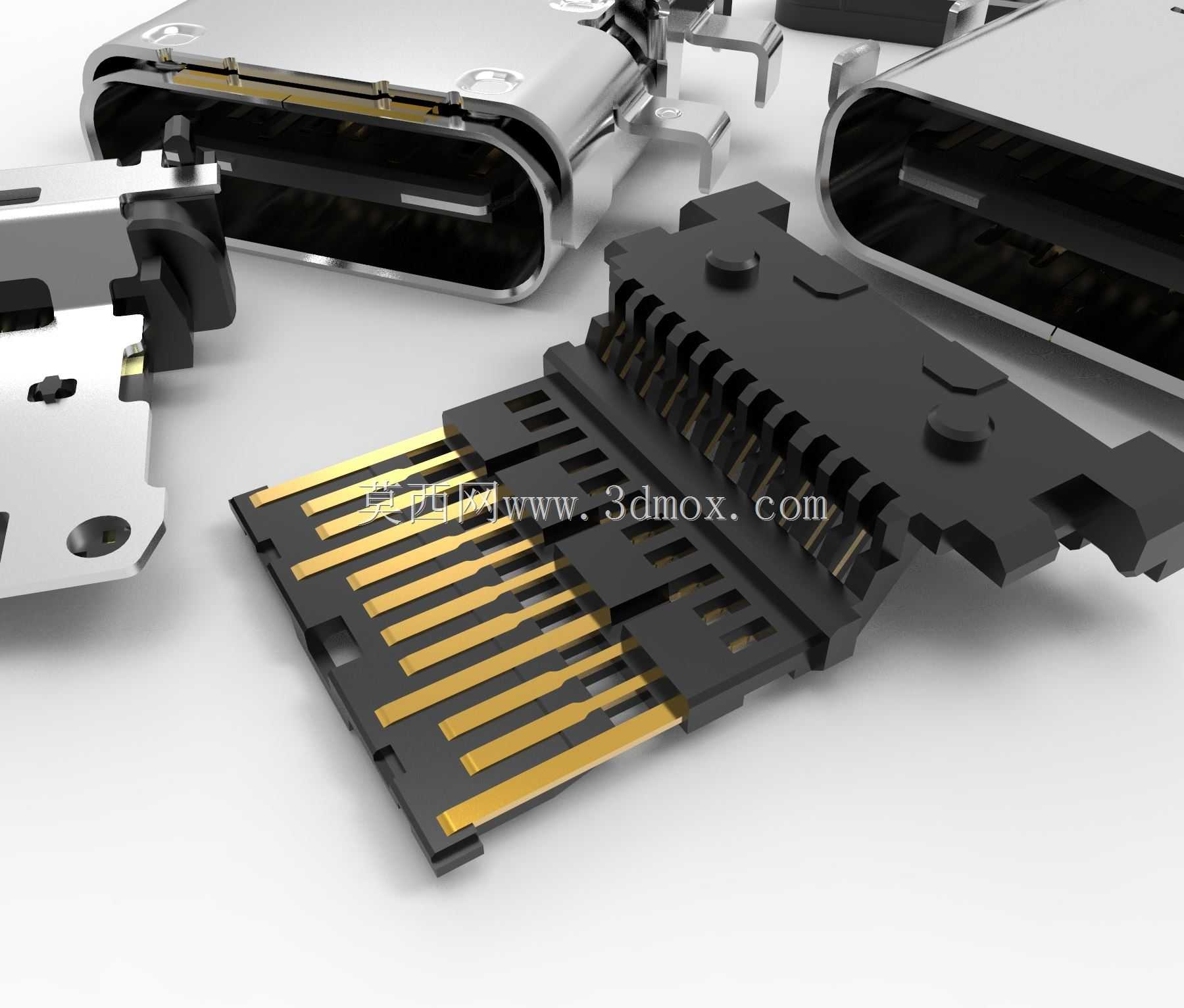 重建USB C型沉头插头