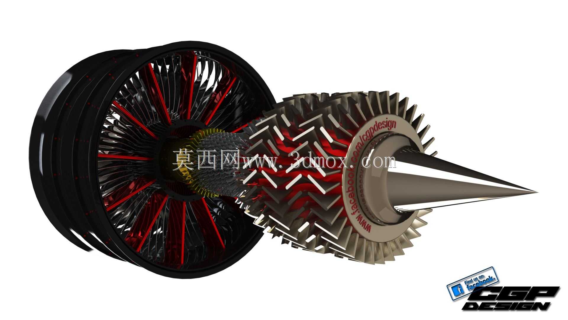 喷气发动机…由达明帕皮克设计