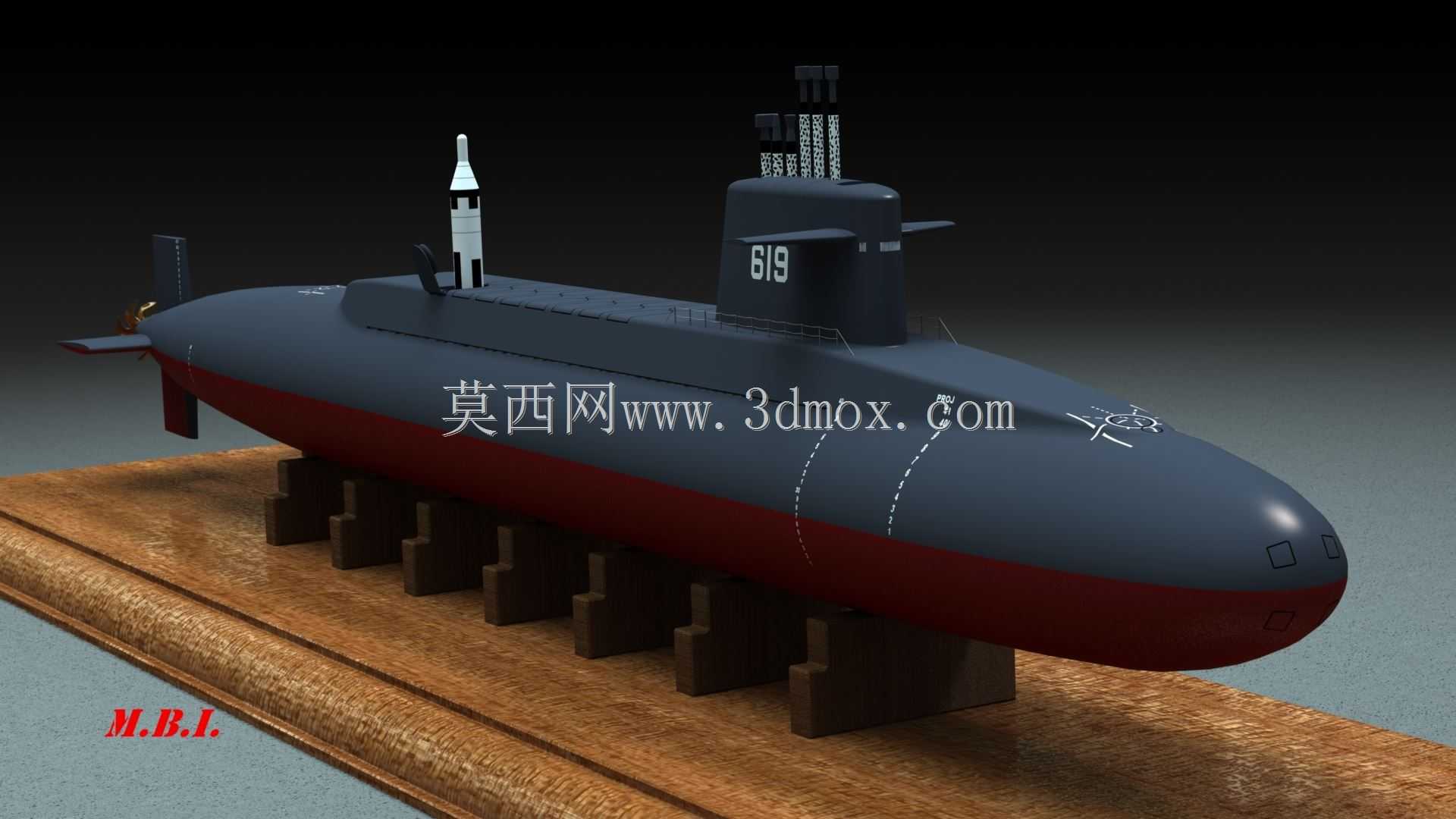 ����³���ܿ�ѷ��SSBN-619��[��ά��]