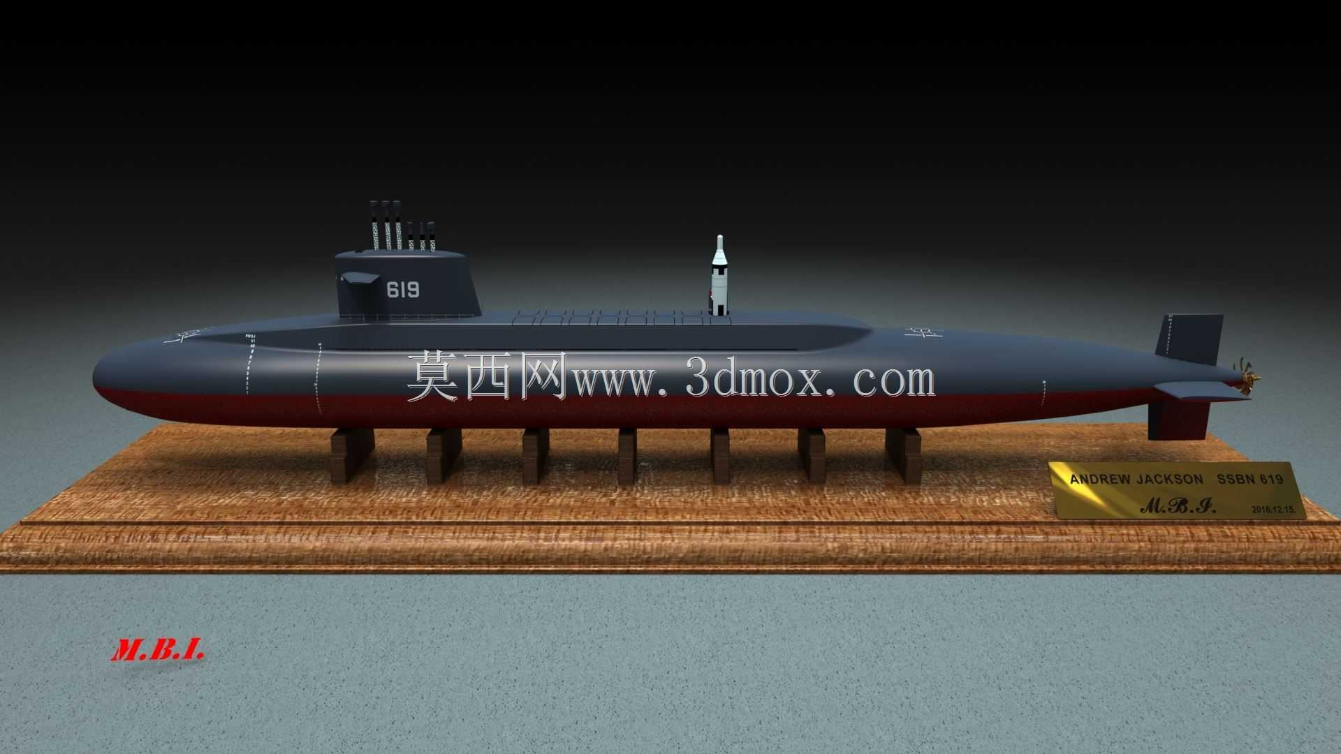 ����³���ܿ�ѷ��SSBN-619��[��ά��]