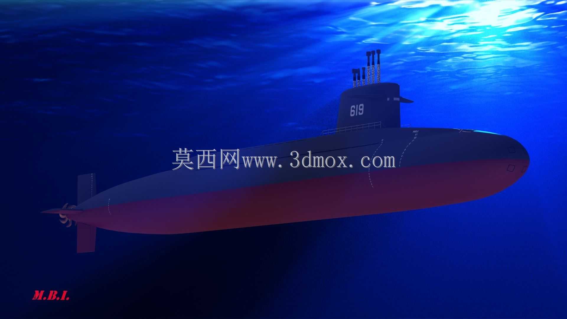 ����³���ܿ�ѷ��SSBN-619��[��ά��]