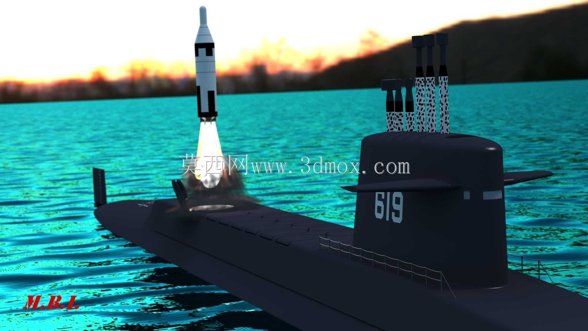 ����³���ܿ�ѷ��SSBN-619��[��ά��]