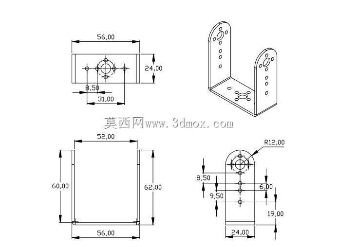 伺服支架