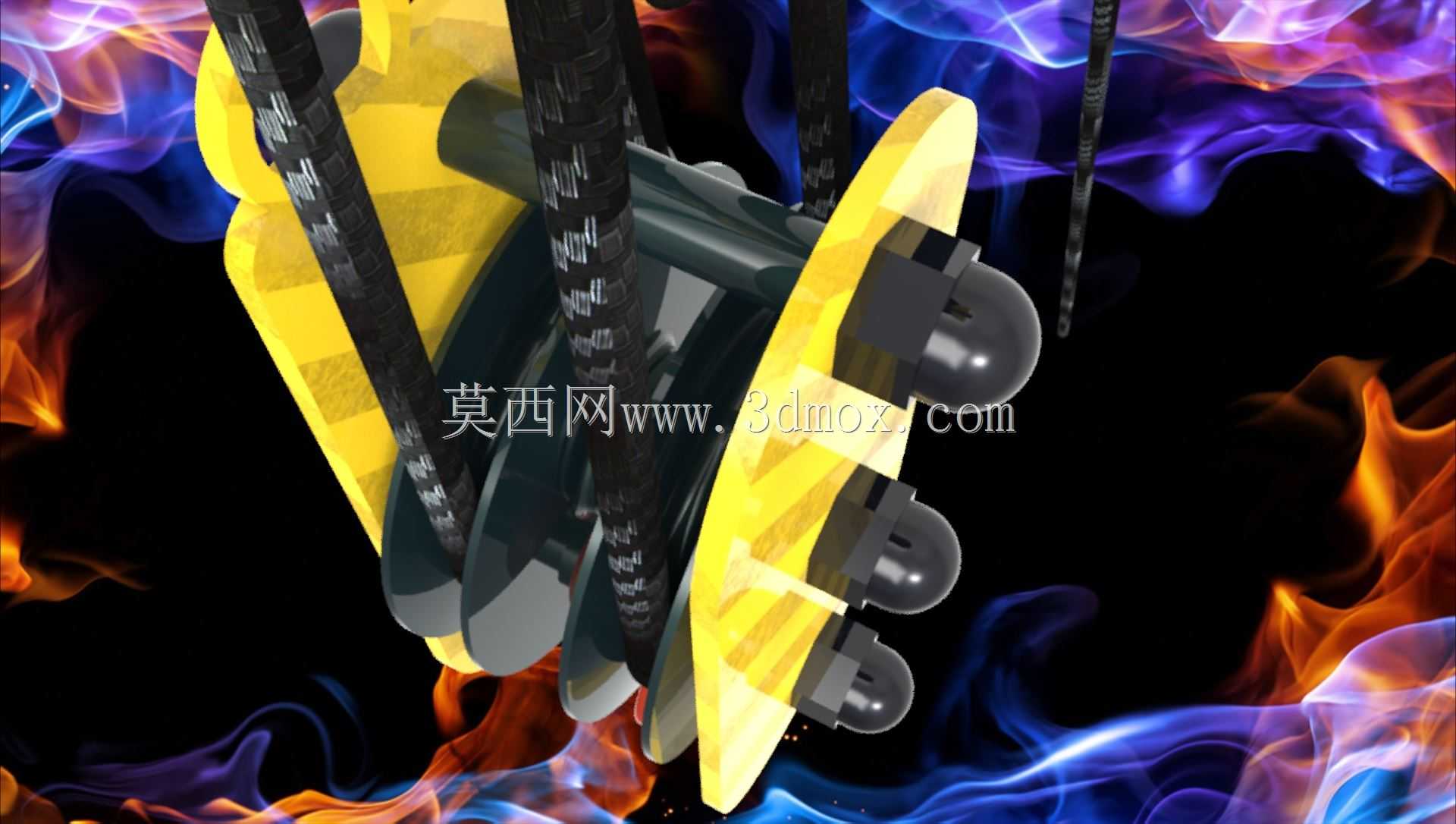 承载能力为500 kg的牵引系统