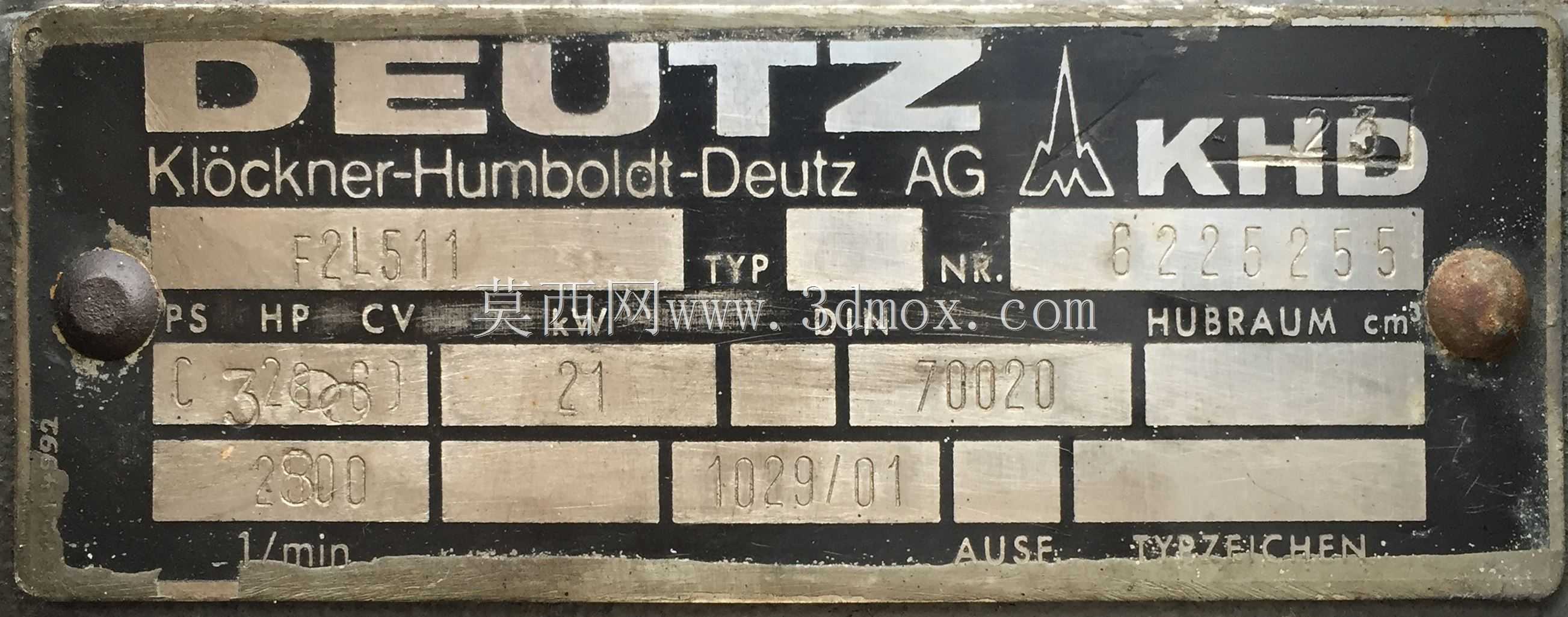 道依茨F2L511发动机