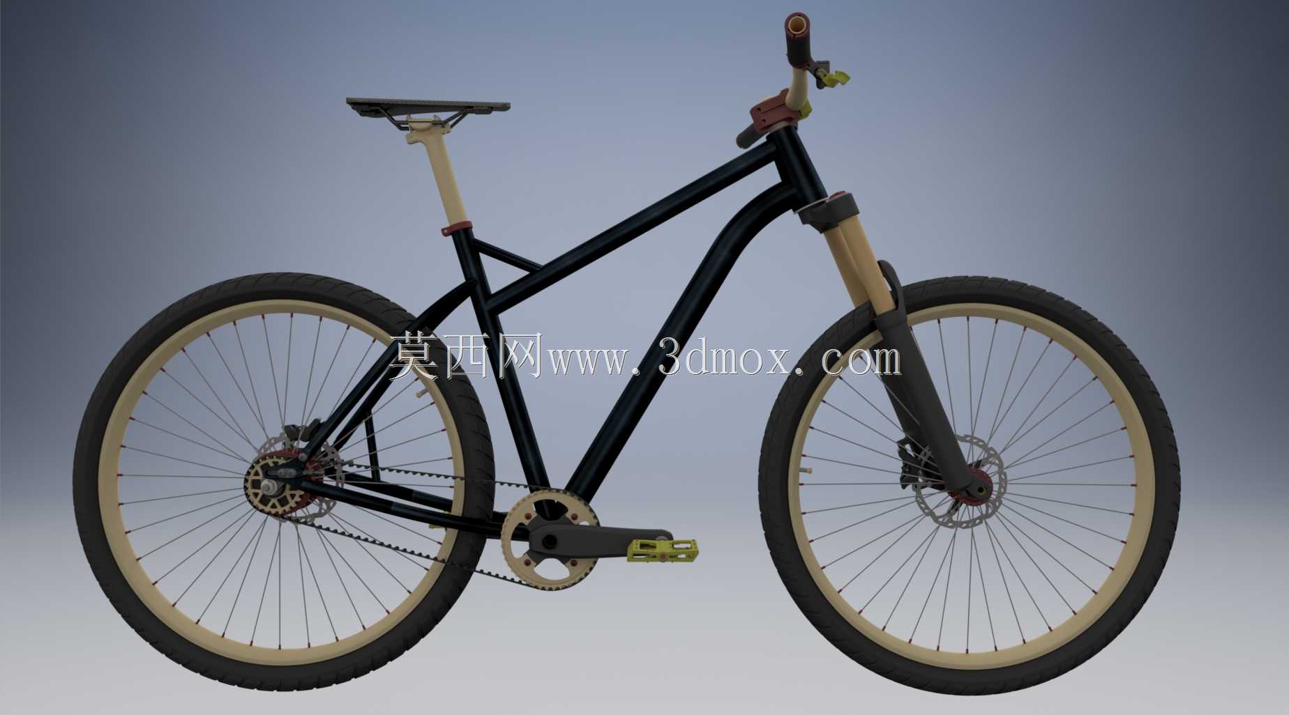钢29\”/27.5\”/B+硬尾MTB自行车,带150 mm悬挂叉