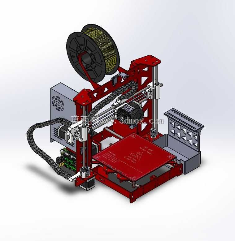 Prusa i3 P3��ARoxa_uxA[Extrusor BQ_V1]xA[Estructura V3.5]